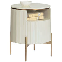 Paloma End Table-Furniture - Accent Tables-High Fashion Home