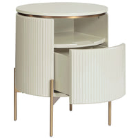 Paloma End Table-Furniture - Accent Tables-High Fashion Home