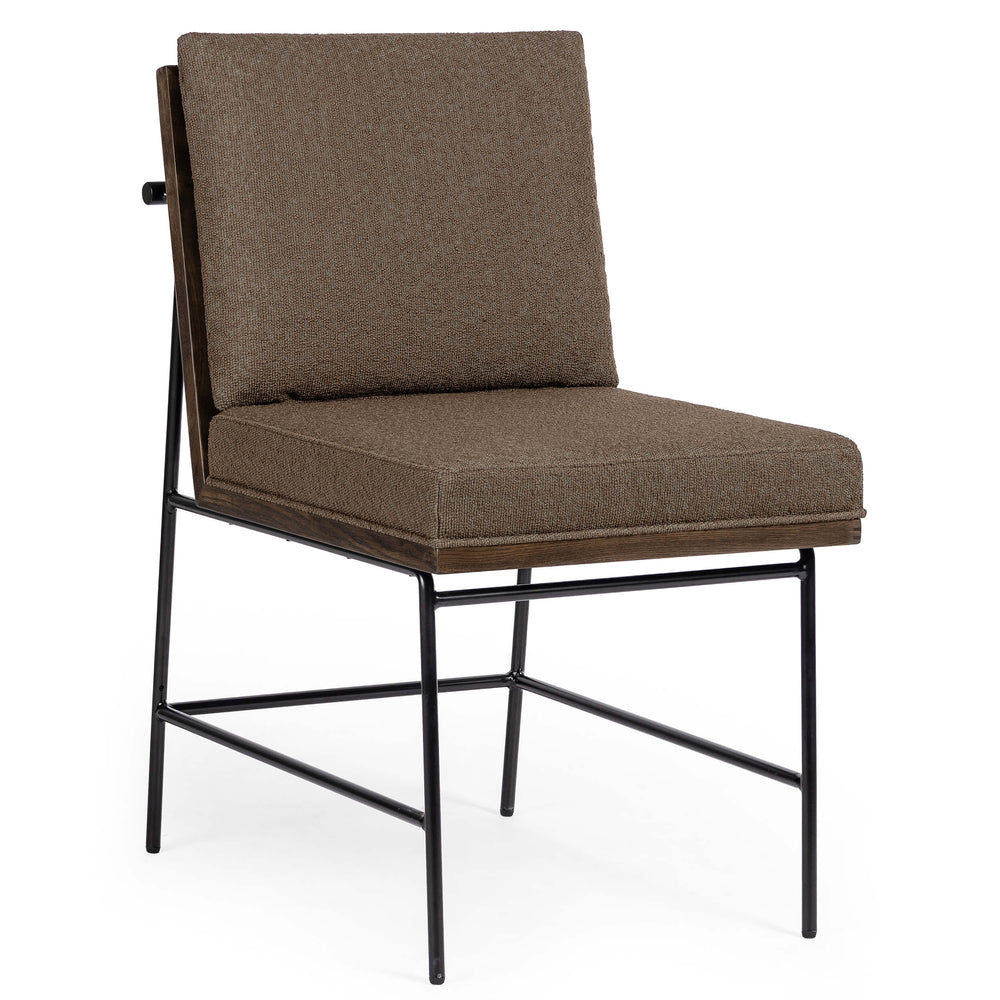 Crete Dining Chair, Fiqa Boucle Cocoa, Set of 2 by Four Hands