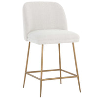 Kelty Coutner Stool, Copenhagen White-Furniture - Dining-High Fashion Home