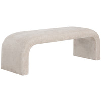 Nahara Bench, Bergen Taupe-Furniture - Chairs-High Fashion Home