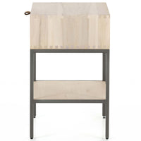 Trey Nightstand, Dove Poplar-Furniture - Bedroom-High Fashion Home