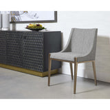 Dionne Dining Chair, Monument Pebble, Set of 2-Furniture - Dining-High Fashion Home
