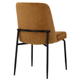 Zeke Dining Chair, Bergen Marmalade/Black, Set of 2-Furniture - Dining-High Fashion Home