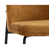 Zeke Dining Chair, Bergen Marmalade/Black, Set of 2-Furniture - Dining-High Fashion Home