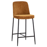 Zeke Counter Stool, Bergen Marmalade/Black-Furniture - Dining-High Fashion Home