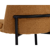 Zeke Counter Stool, Bergen Marmalade/Black-Furniture - Dining-High Fashion Home