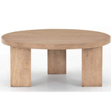 Mesa Coffee Table, Light Brushed Parawood-Furniture - Accent Tables-High Fashion Home