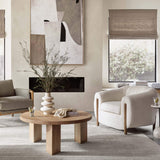 Mesa Coffee Table, Light Brushed Parawood-High Fashion Home