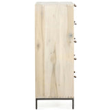 Trey 5 Drawers Dresser, Dove Poplar-Furniture - Bedroom-High Fashion Home
