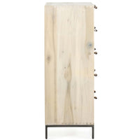 Trey 5 Drawers Dresser, Dove Poplar-Furniture - Bedroom-High Fashion Home