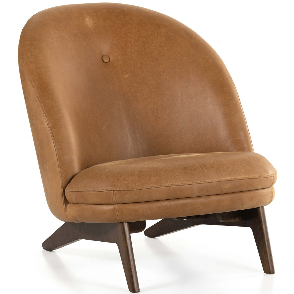 Georgia Leather Chair, Palermo Cognac-Furniture - Chairs-High Fashion Home