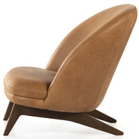 Georgia Leather Chair, Palermo Cognac-Furniture - Chairs-High Fashion Home