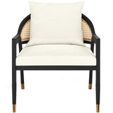 Kirsten Chair, Linoso Ivory-Furniture - Chairs-High Fashion Home