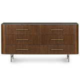 Fletcher 6 Drawer Dresser, Bluestone-Furniture - Storage-High Fashion Home