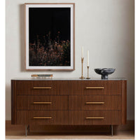 Fletcher 6 Drawer Dresser, Bluestone-Furniture - Storage-High Fashion Home