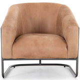 Etta Leather Chair, Winchester Beige