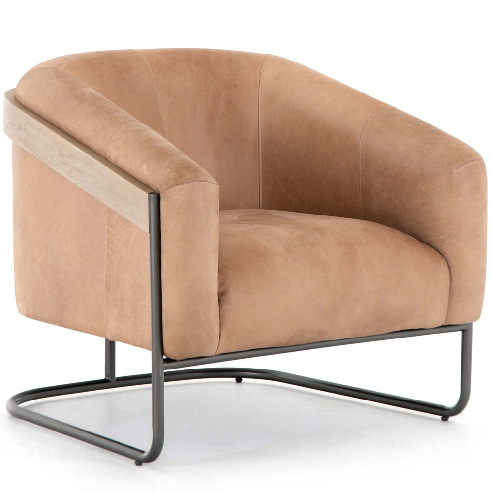 Etta Leather Chair, Winchester Beige