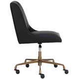 Halden Office Chair, Vintage Black-Furniture - Office-High Fashion Home