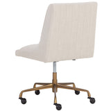 Halden Office Chair, Beige-Furniture - Office-High Fashion Home