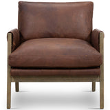Tyson Leather Chair, Heirloom Sienna