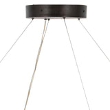 Baum Chandelier, Brushed Oak-Lighting-High Fashion Home