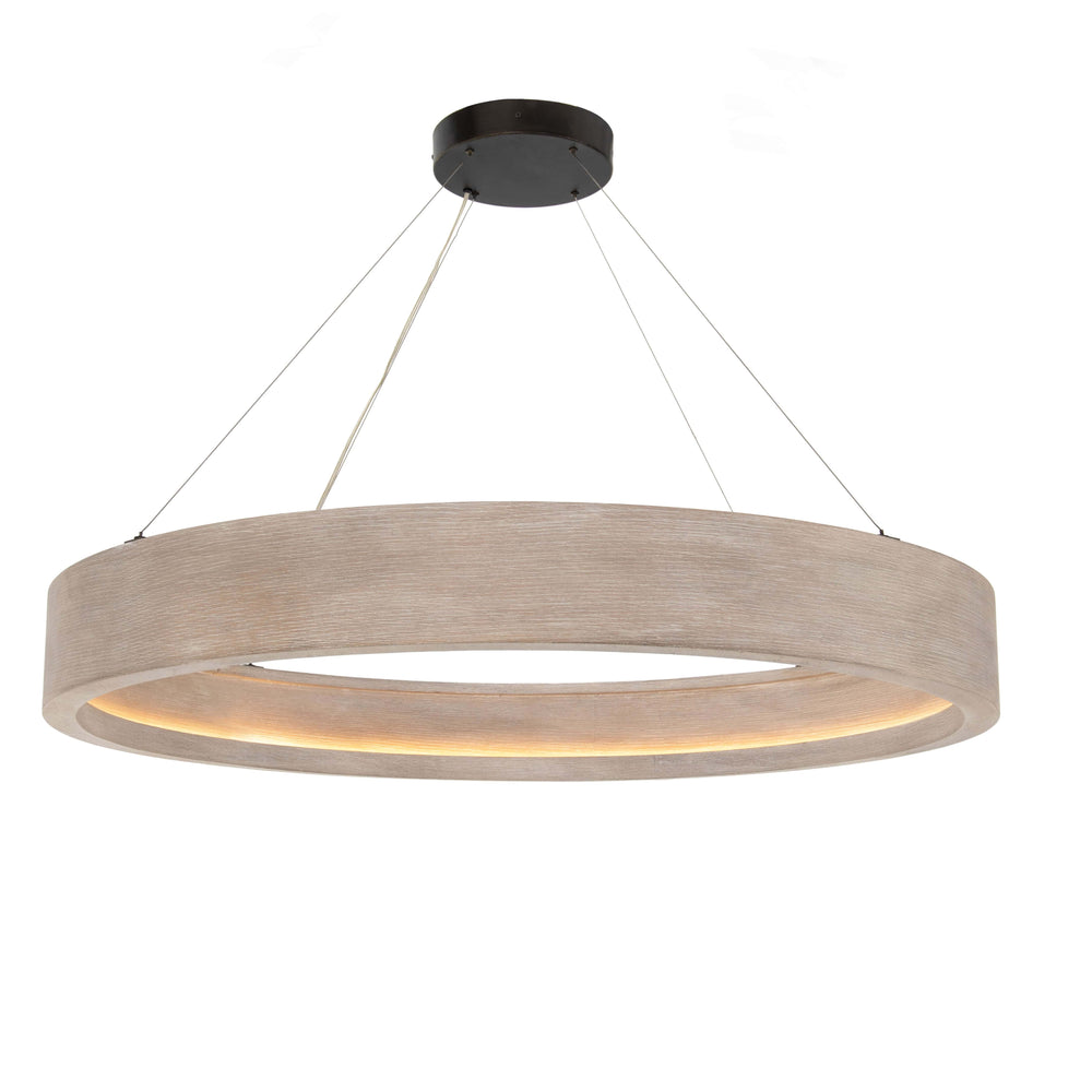 Baum Chandelier, Brushed Oak-Lighting-High Fashion Home