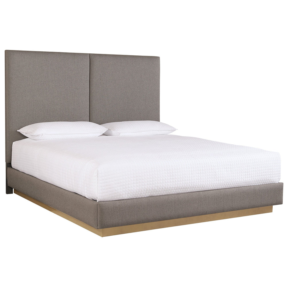 Jenkins King Bed, Dazzle Grey-Furniture - Bedroom-High Fashion Home