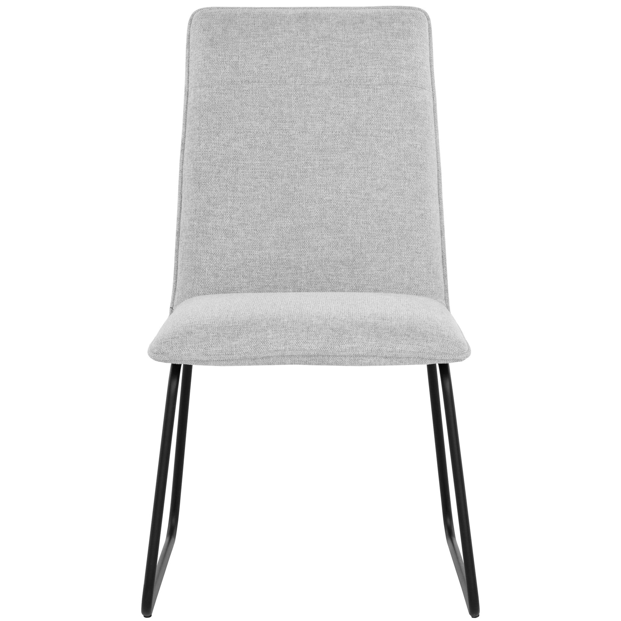 Huxley Dining Chair, Belfast Heather Grey, Set of 2 High Fashion Home