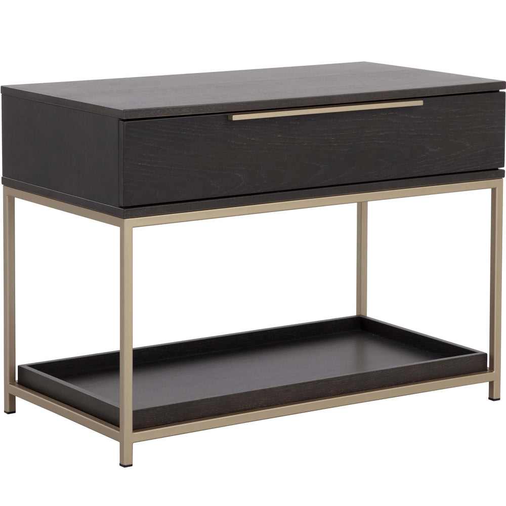 Rebel Large Nightstand, Charcoal Grey-Furniture - Bedroom-High Fashion Home