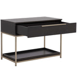 Rebel Large Nightstand, Charcoal Grey-Furniture - Bedroom-High Fashion Home
