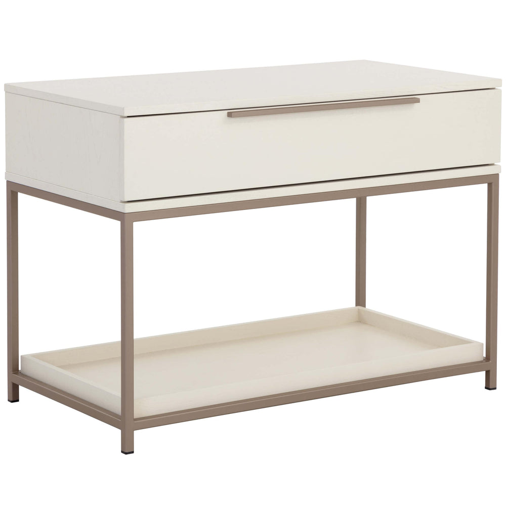 Rebel Large Nightstand, Cream-Furniture - Bedroom-High Fashion Home