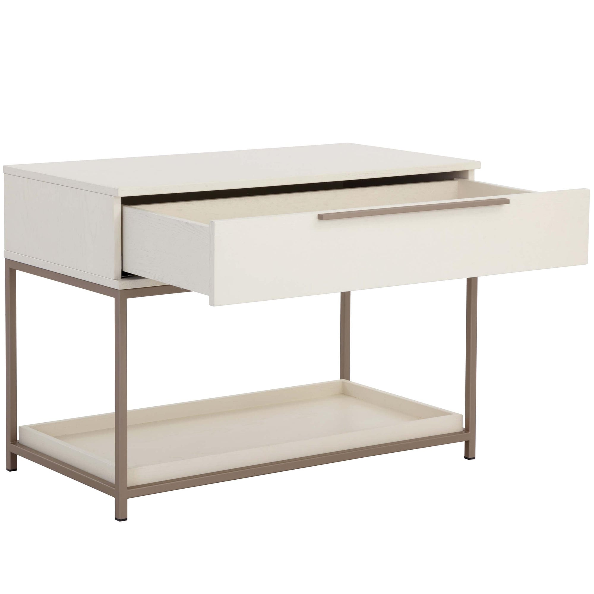 Rebel Large Nightstand, Cream High Fashion Home