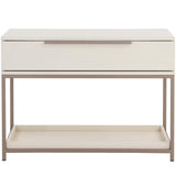 Rebel Large Nightstand, Cream-Furniture - Bedroom-High Fashion Home
