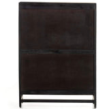 Caprice Bar Cabinet, Black Wash Mango-Furniture - Storage-High Fashion Home