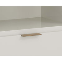 Jenkins Nightstand, High Gloss Cream-Furniture - Bedroom-High Fashion Home