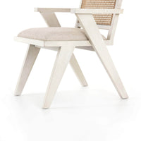 Flora Dining Chair, Distressed Cream, Set of 2-Furniture - Dining-High Fashion Home