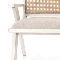 Flora Dining Chair, Distressed Cream, Set of 2-Furniture - Dining-High Fashion Home