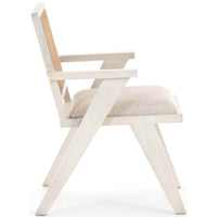 Flora Dining Chair, Distressed Cream, Set of 2-Furniture - Dining-High Fashion Home