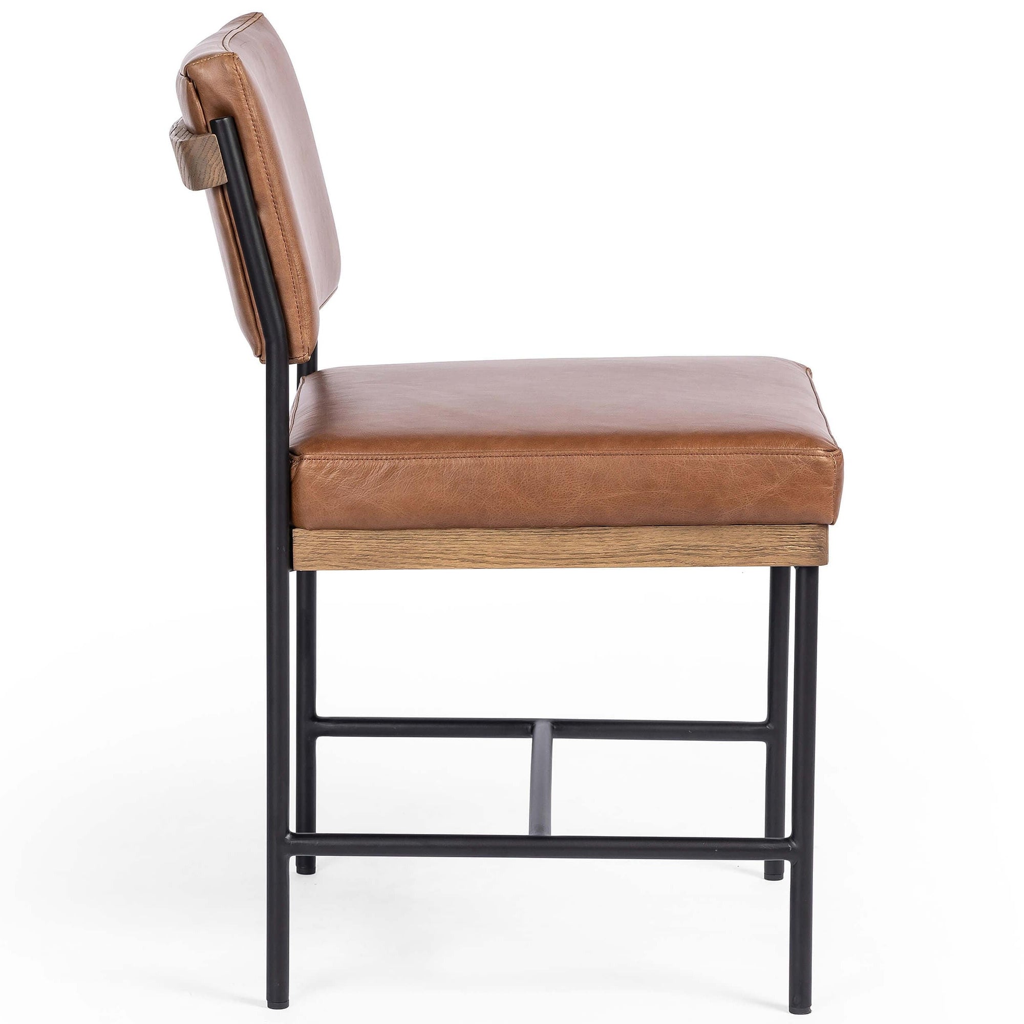 Pottery barn dining chairs leather 2025