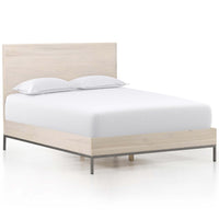 Trey Bed, Dove Poplar-Furniture - Bedroom-High Fashion Home