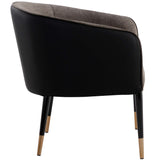 Asher Lounge Chair, Sparrow Grey-Furniture - Chairs-High Fashion Home