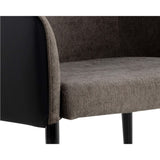 Asher Lounge Chair, Sparrow Grey-Furniture - Chairs-High Fashion Home