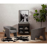 Fae Chair, Barron Smoke-Furniture - Chairs-High Fashion Home