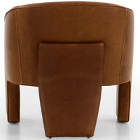 Fae Leather Chair, Heirloom Sienna-Furniture - Chairs-High Fashion Home