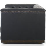 Maxx Leather 86" Sofa, Heirloom Black-Furniture - Sofas-High Fashion Home