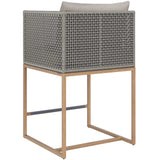 Crete Outdoor Counter Stool, Palazzo Taupe-Furniture - Dining-High Fashion Home
