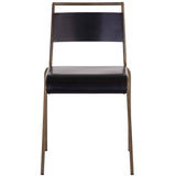 Euroa Stackable Dining Chair, Matte Black, Set of 2-Furniture - Dining-High Fashion Home