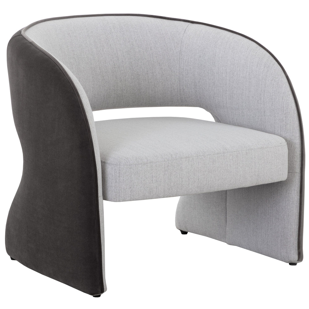 Rosalia Chair, Mina Light Grey/Meg Ash-Furniture - Chairs-High Fashion Home