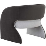 Rosalia Chair, Mina Light Grey/Meg Ash-Furniture - Chairs-High Fashion Home